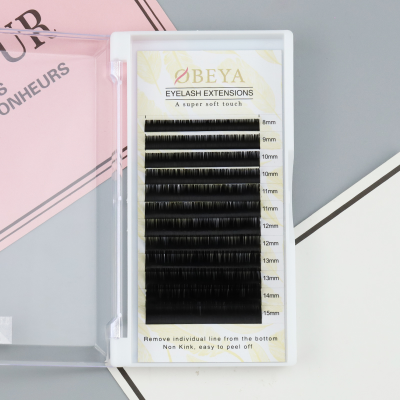 Eyelash extension Manufacturer supply premium silk 0.03 volume eyelash extensions YY